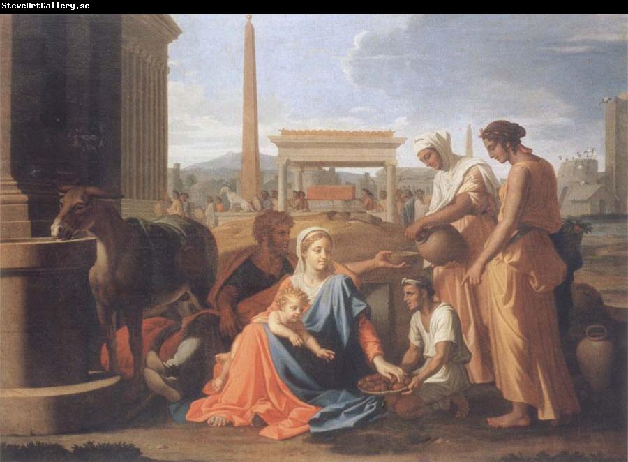 Nicolas Poussin The hl, Famile in Agypten